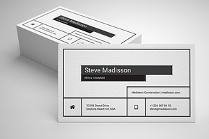 Business Card Template 100% Editable