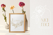 WILDFLOWER LINE-ART WREATHS, an Object Illustration by Kate Art (Thumbnail 9 of 13)