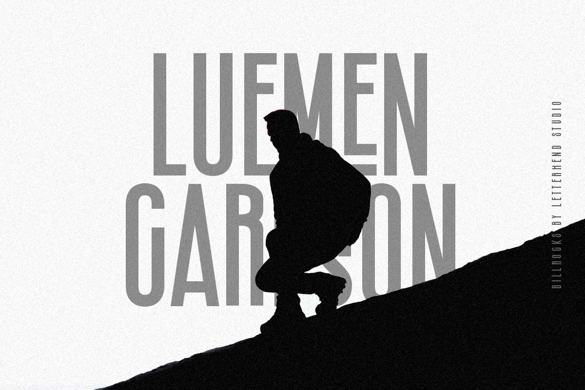 Billrocks - Sans serif Display Font, a Sans Serif Font by Letterhend Studio (Photo 4 of 9)