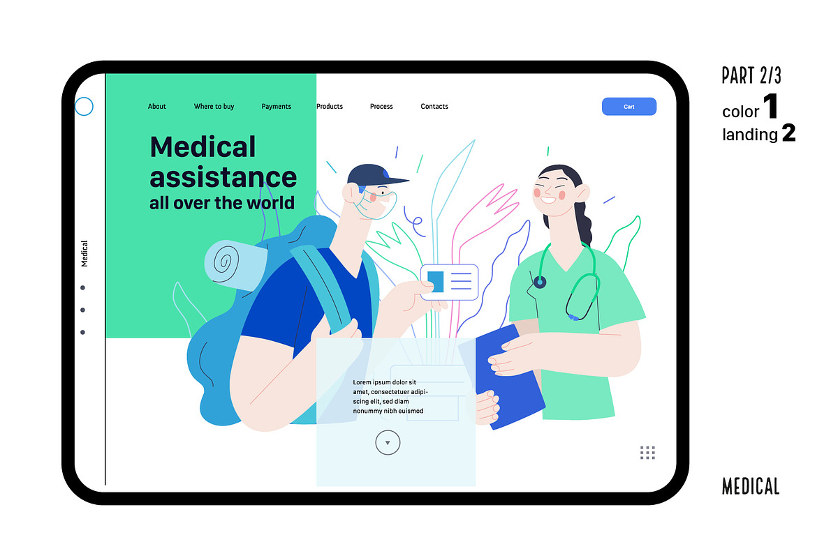 Medical, Part 2, colors 1&3, a Templates & Theme by Grivina's shop (Photo 6 of 13)