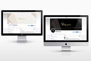 Millennia - M monogram brand identit, a Graphic by Graphema Digital (Thumbnail 9 of 12)