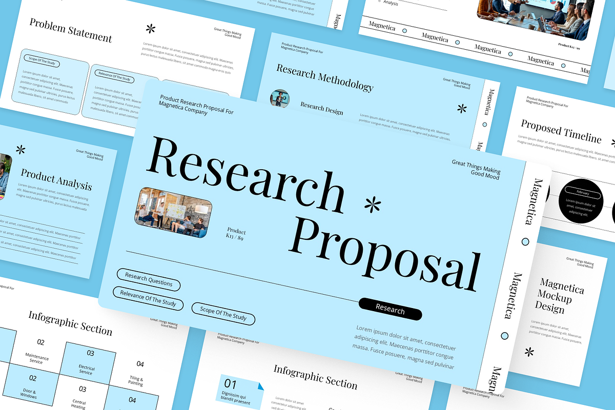 Research Proposal, a Presentation Template by SquidPixey (Photo 2 of 6)