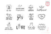 Mrs Maillias Duo Font & Doodles, a Script Font by duka (Thumbnail 3 of 7)