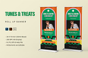 Tunes Treats Fest - Roll Up Banner, a Print Template by StreaksideStd (Thumbnail 1 of 3)