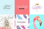 Reshuffle Script Font Set, a Script Font by Dirtyline Studio (Thumbnail 6 of 15)