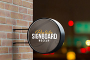 Realistic Signboard Mock-up, a Product Mockup by Propex (Thumbnail 2 of 9)