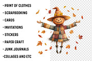 Watercolor Cute Autumn Fall Clipart, a Transportation Illustration by SinaCreation (Thumbnail 3 of 9)