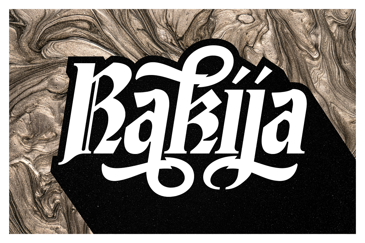 Letinegra | Modern Blackletter, a Blackletter Font by Twicolabs Fontdation (Photo 7 of 7)