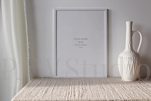 Video Photo Frame Mockup 3x4