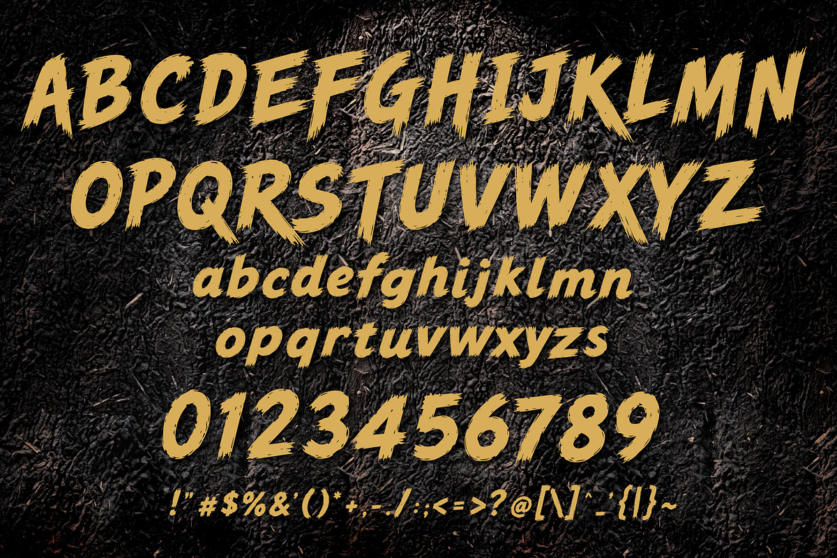 Runster Dread - Raw Intense Font, a Handwritten Font by HypeWorksCo (Photo 16 of 16)