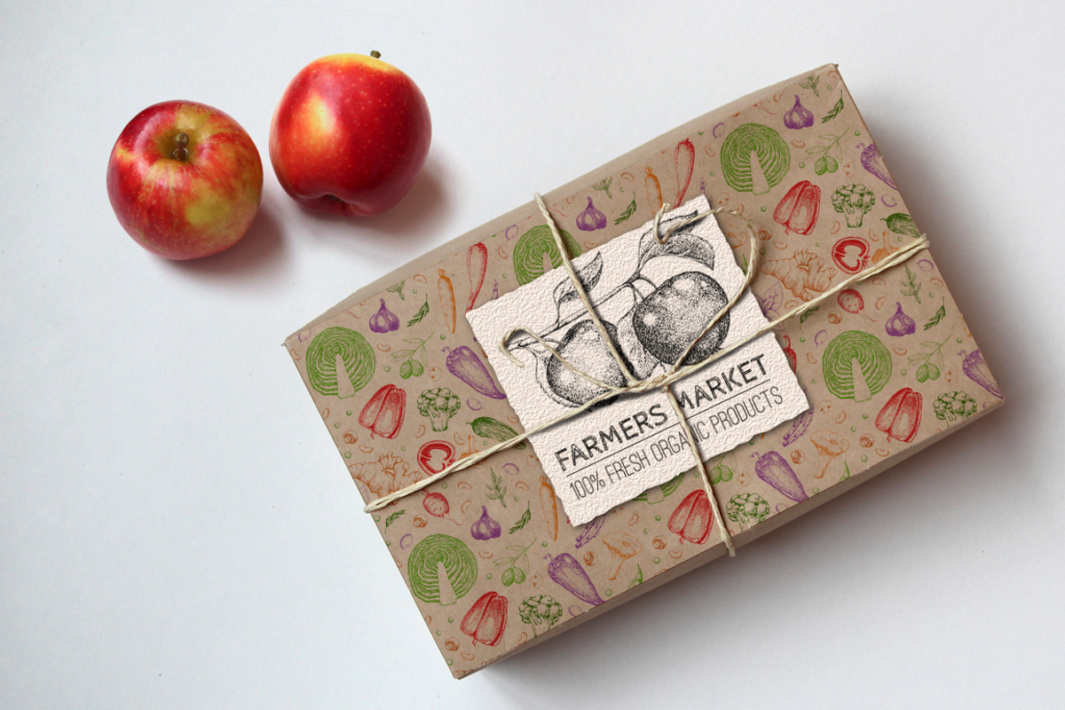 Hand drawn vegetables and fruit, a Decorative Illustration by Ulafant (Photo 4 of 25)