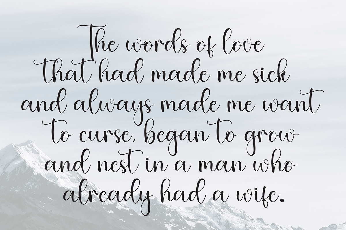 Sweety | Script Font, a Handwritten Font by Scratchones (Photo 6 of 9)