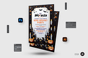 Halloween Trick or Treat Flyer, a Flyer Template by Aam360 (Thumbnail 2 of 3)