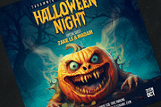 2 Halloween Flyer Template, a Flyer Template by Tarommir (Thumbnail 6 of 7)