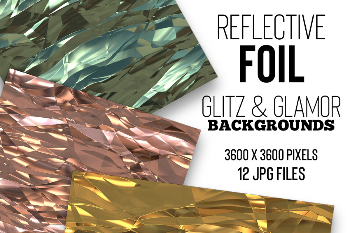 Reflective Foil Glitz & Glamor, a Background Graphic by Skritch Studio (Photo 1 of 5)