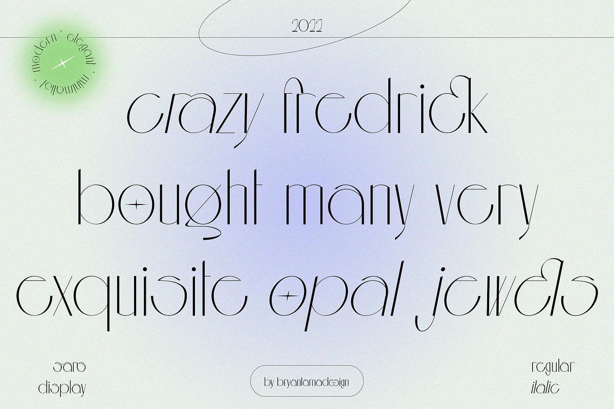 Aouar - Minimalist Font, a Sans Serif Font by StudioinBry (Photo 7 of 14)