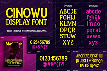Cinowu - Elegant Serif Typeface