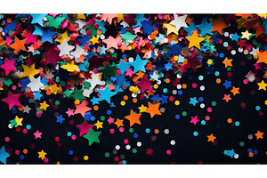 table star dots ai generated, an Abstract Photo by pikepicture