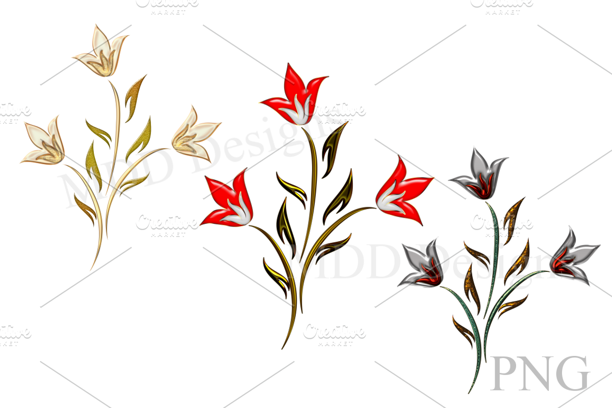 Flower Embellishments preview 2