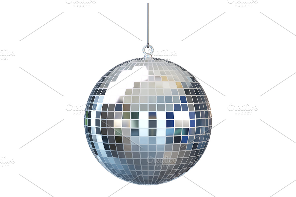 Glossy 3d Disco Ball, an Object 3D Model by Hannet (Photo 5 of 5)