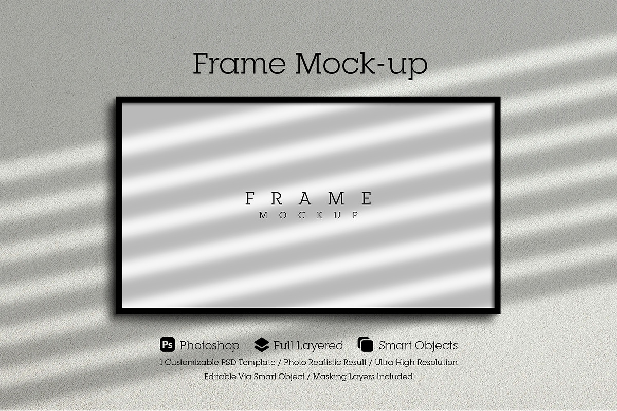 Frame Mockup #02, a Household Mockup by alexandeerco (Photo 1 of 6)