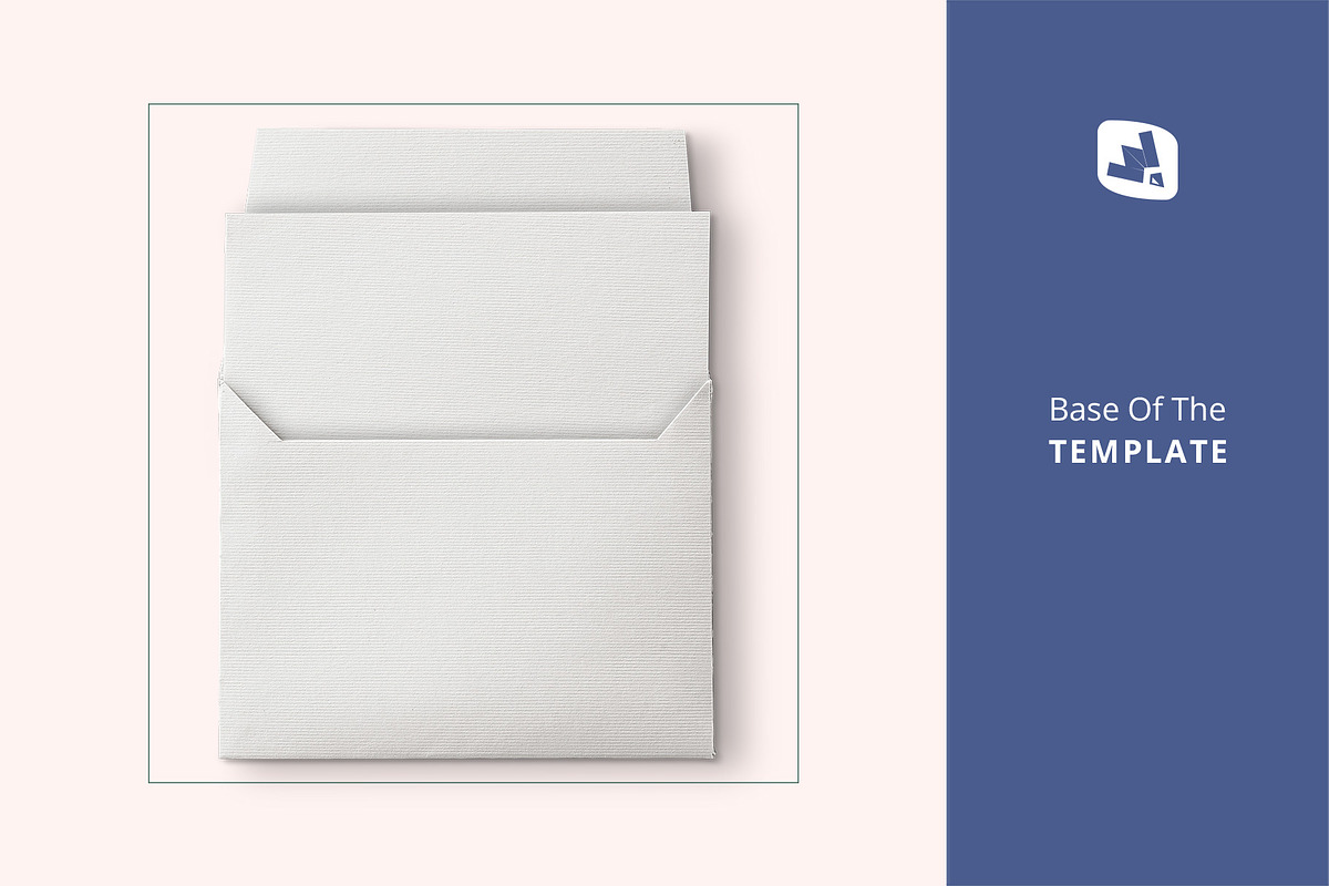 Open Envelope With Card Mockup, a Product Mockup by Designertale