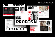 HUGE Proposal Template | CANVA, a Presentation Template by TemplateFolio-Shop (Thumbnail 1 of 9)