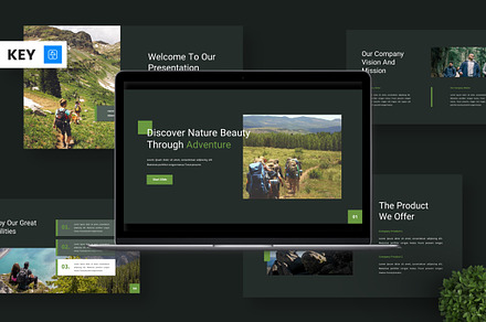 Adventure - Keynote Templates, a Presentation Template by Deepslide Studio