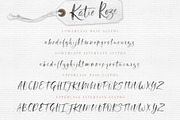 Katie Roze Watercolor Font, a Script Font by By Lef (Thumbnail 4 of 7)