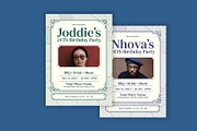 Classic Frame Birthday Invitation, a Card Template by Neermana (Thumbnail 2 of 4)