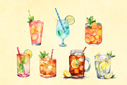 Summer Splash Watercolor Clip Art, an Object Graphic by Hues of Hodges (Thumbnail 5 of 5)