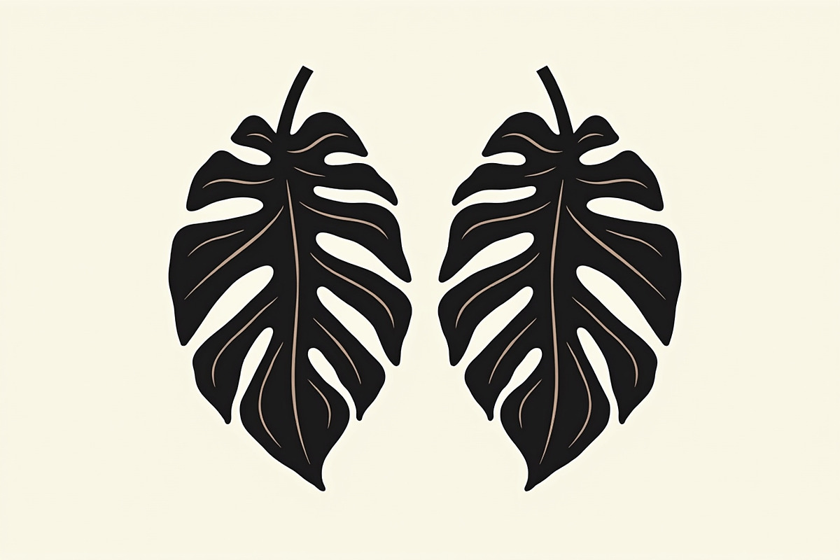 Leaf Earring Silhouette Bundle, an Object Graphic by Creativeshirt (Photo 16 of 16)