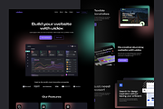 Saas Landing page Design, an UI Kit Template by UiDex (Thumbnail 3 of 5)