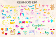 Welcome Baby 76 New Baby Elements, a Person Illustration by Violet LeBeaux (Thumbnail 2 of 3)