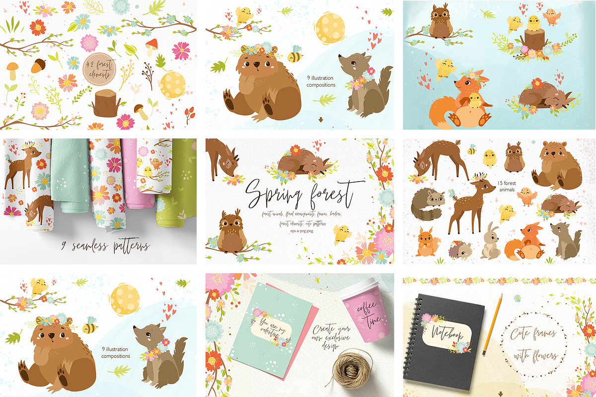 KIDS BUNDLE 2, an Animal Illustration by Lesya Skripak (Photo 9 of 11)