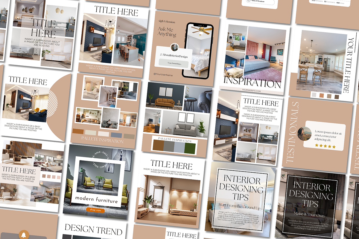 140 Interior Design Template, a Social Media Template by Daily Creative (Photo 7 of 8)