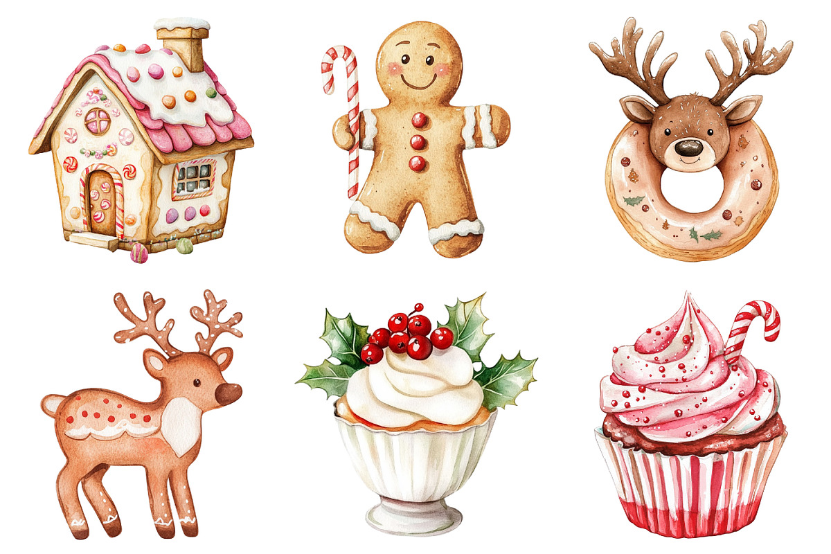 Cute Sweet Christmas Sublimation, an Illustration by Daily.Designs (Photo 2 of 5)