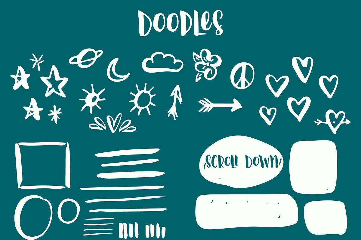 Curiosity, hand lettered brush font, a Handwritten Font by Rachel White Art (Photo 4 of 10)