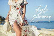 White Medita Brush Script Font, a Script Font by NTC Graphic (Thumbnail 5 of 9)