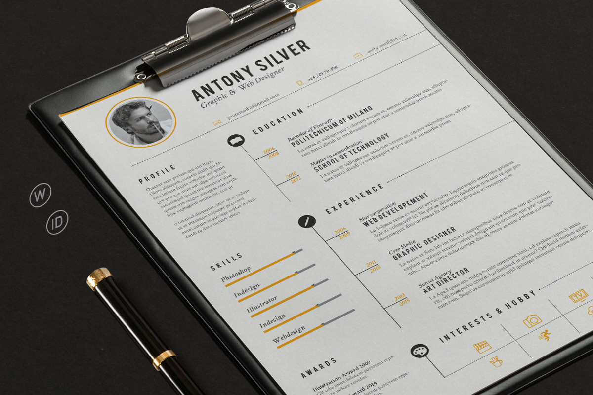 The Resume, a Resume Template by sz81 (Photo 2 of 5)