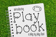 Play Book a Play by Play Font, a Font by Kitaleigh (Thumbnail 1 of 3)