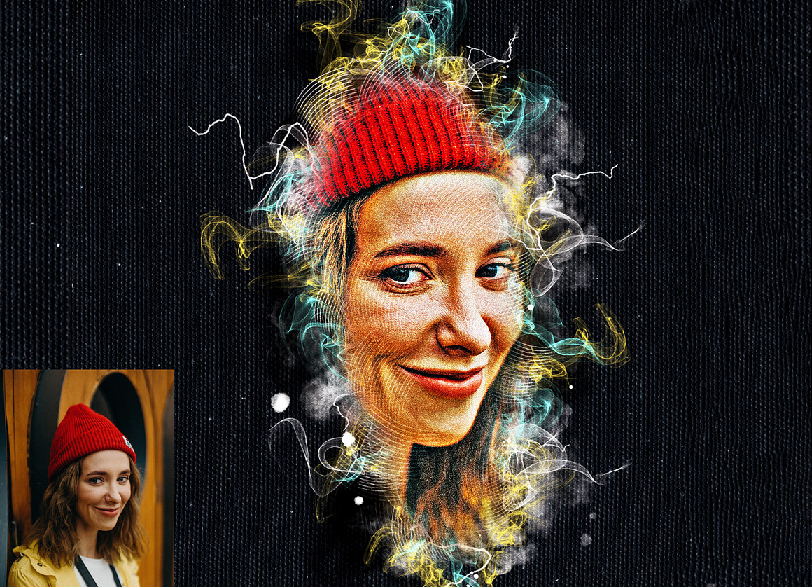 Smoke Photoshop Action Bundle, an Action Add-On by Studio Retouch (Photo 3 of 34)