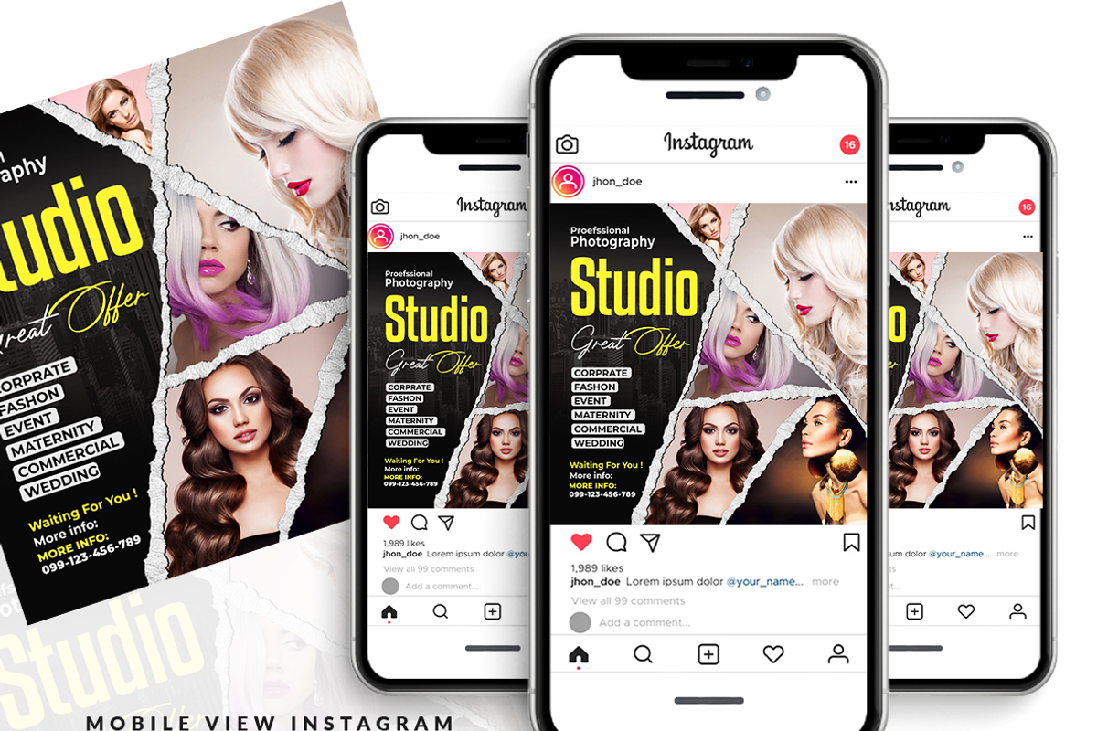 Photography Flyer, a Flyer Template by AfzaalGraphics (Photo 2 of 2)