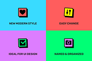 Neubrutalism Icons Set, an Icon by Amazing Custom Icons (Thumbnail 4 of 6)