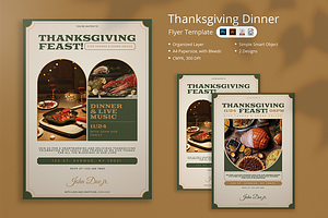 Donlam - Thanksgiving Dinner Flyer