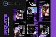 Inquite Hypebeast Instagram Template, a Social Media Template by Shinra Labs (Thumbnail 1 of 5)