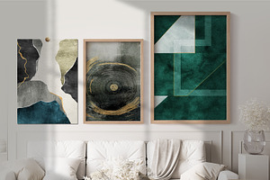 Abstract Geometric Print Poster