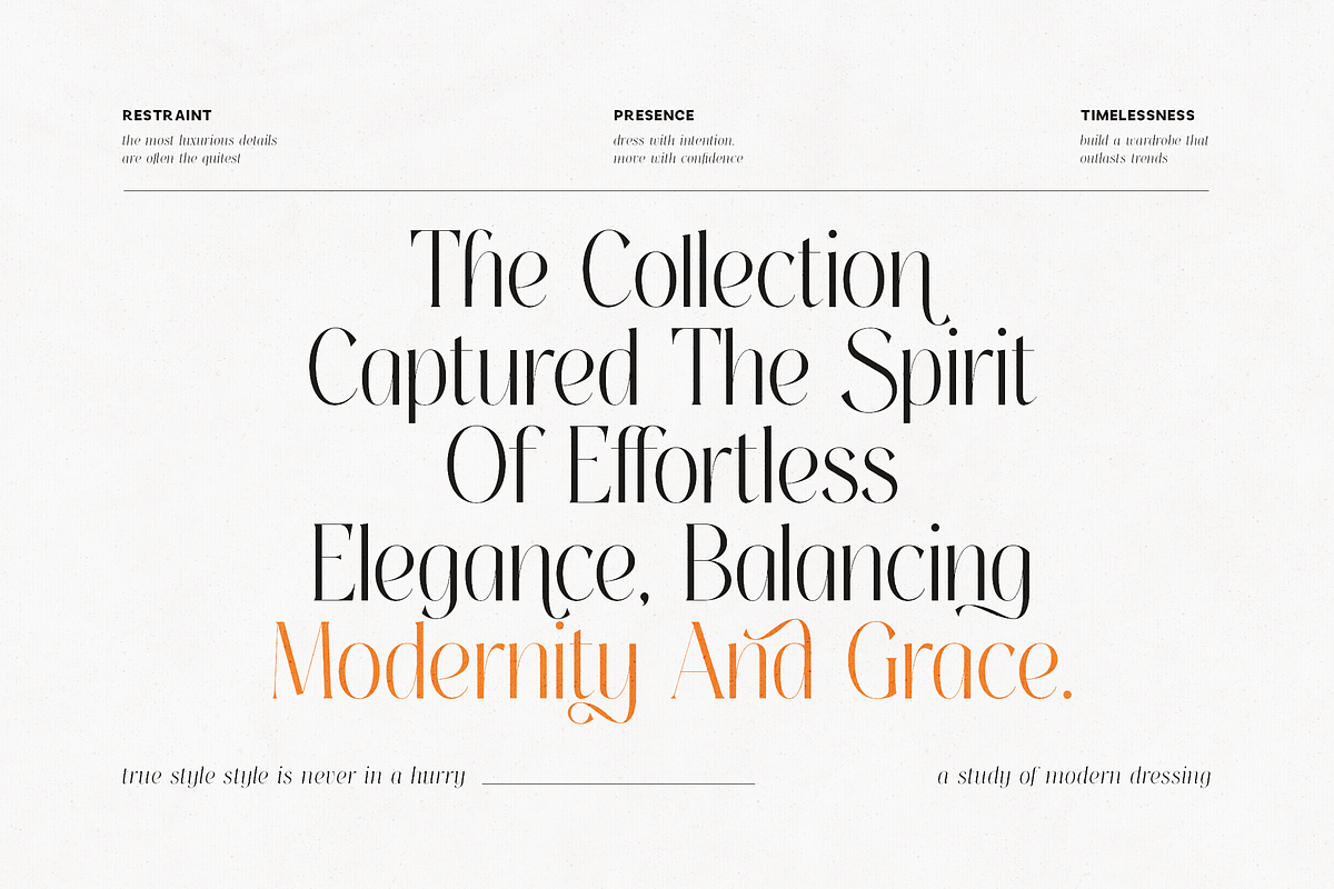 Thereon - Modern Romantic Serif Font, a Serif Font by VP Fonts (Photo 3 of 21)