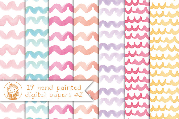 Watercolor Background, Seamless preview 4