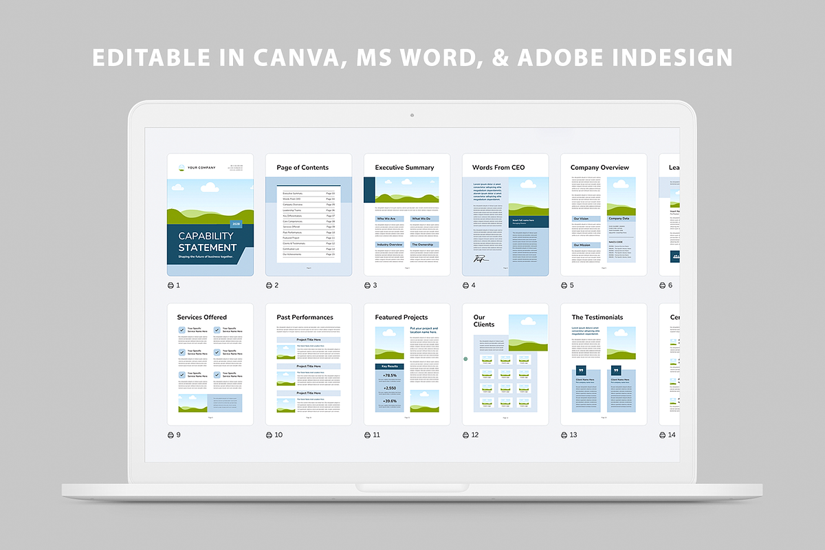Capability Statement Brochure, a Brochure Template by Leaflove (Photo 10 of 10)